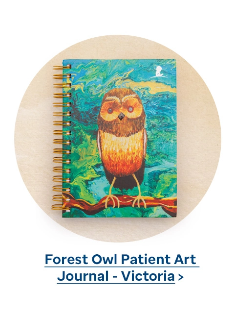 Forest Owl Patient Art Journal - Victoria